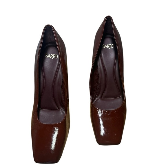 Franco Sarto Women's L-Finley Pumps Size 7 Red Brown - Picture 2 of 6